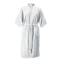Adult Terry Cotton Bathrobe 39.4 x 21.3 in – 100% Cotton Soft Absorbent Robe One Size-1