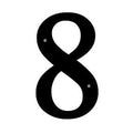Wrought Iron Number 8 Medium 12 Inches